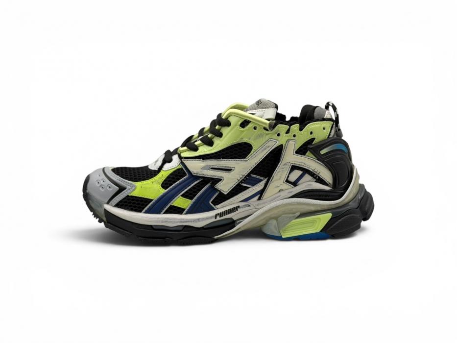 Кроссовки Balenciaga Runner Sneaker 'Grey Blue Green