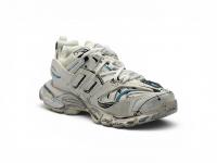 Кроссовки Balenciaga Track 1.0 Sneakers ' White Blue Mesh and Nylon Graffiti'