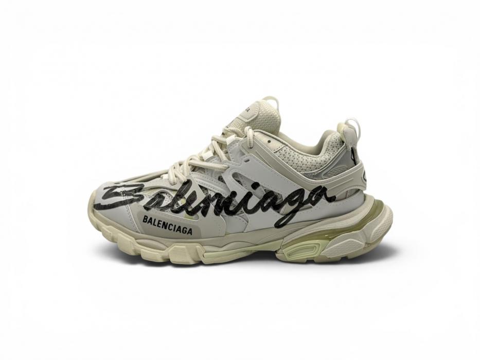 Кроссовки Balenciaga Track Signature sneakers 'White'