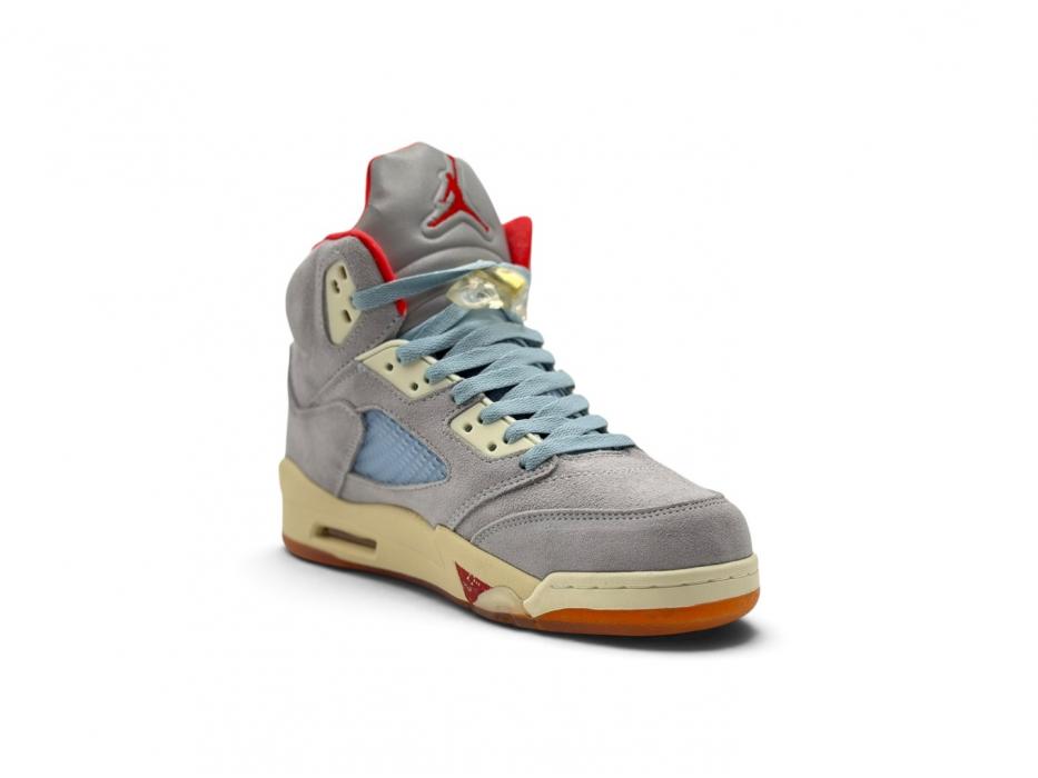 Кроссовки Nike Air Jordan 5 Retro x Trophy Room 'Ice Blue'