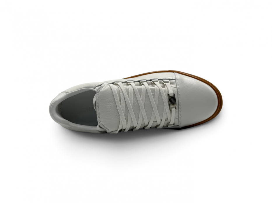 Кроссовки Balenciaga Arena Leather Sneakers Low 'White Gum'