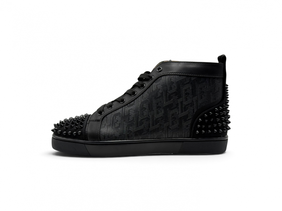 Кроссовки Christian Louboutin Spikes High Black