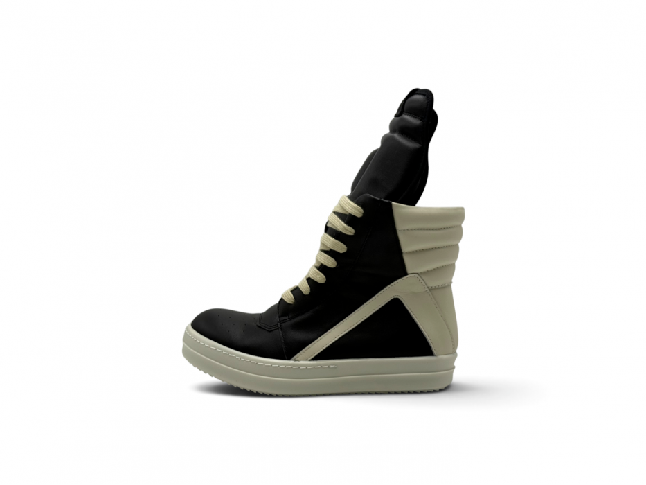 Кроссовки Rick Owens Geobasket High-Top Sneakers 'Black Milk'