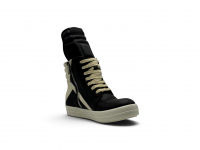 Кроссовки Rick Owens Geobasket High-Top Sneakers 'Black Milk'