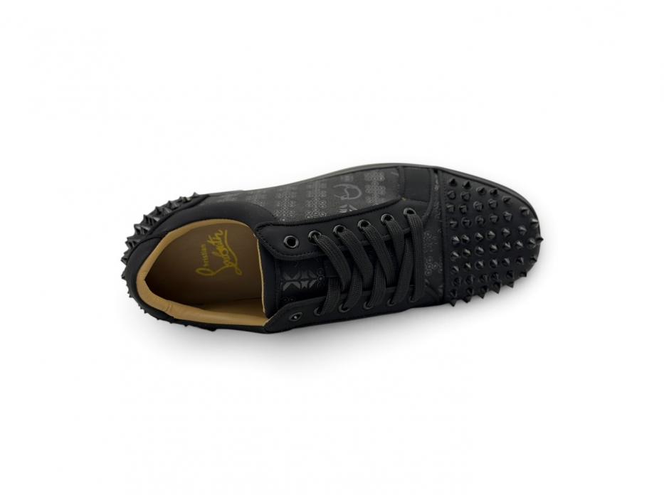 Кроссовки Christian Louboutin Louis Junior Spikes Calfskin Sneakers