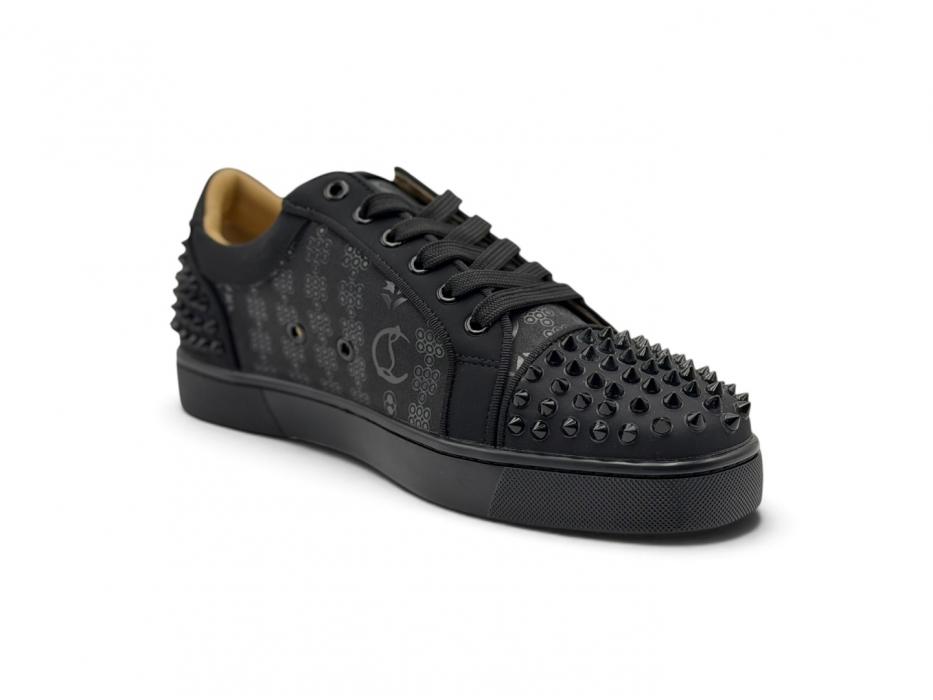 Кроссовки Christian Louboutin Louis Junior Spikes Calfskin Sneakers