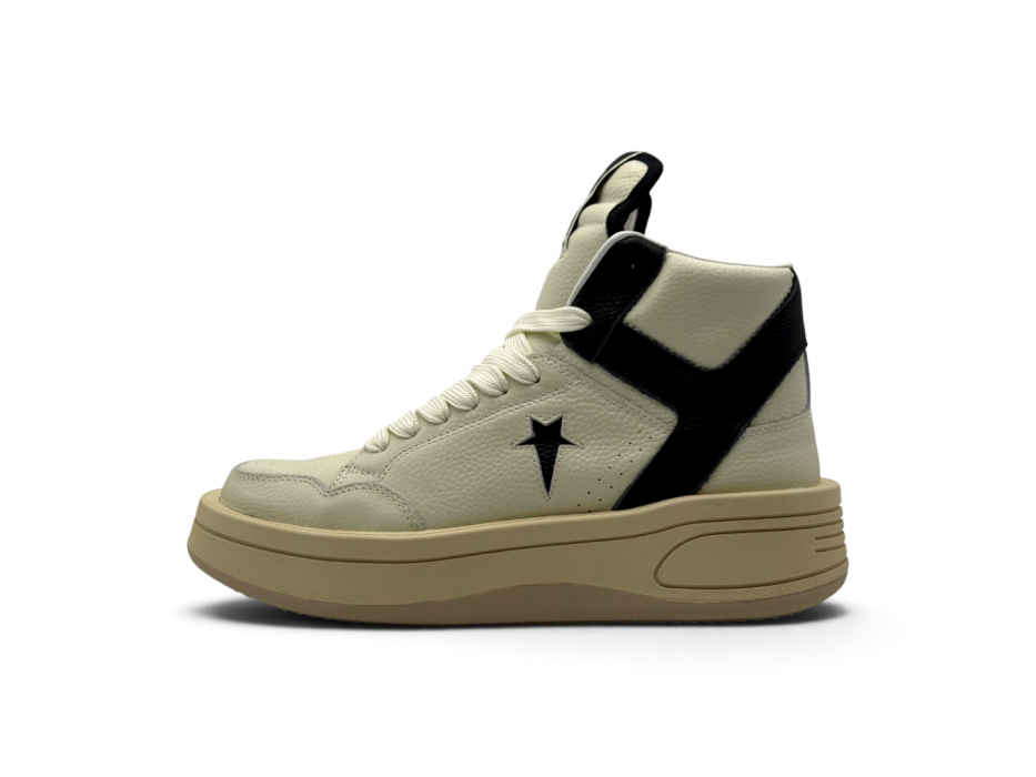 Кроссовки Converse Rick Owens x TURBOWPN Mid 'Beige Black'