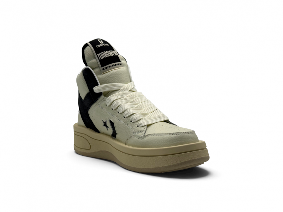 Кроссовки Converse Rick Owens x TURBOWPN Mid 'Beige Black'