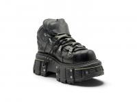 Кроссовки New Rock ANKLE BOOT BLACK IMPERFECT WITH LACES Premium