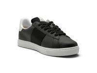 Кроссовки Armani Exchange Side Logo Patch 'Black White'