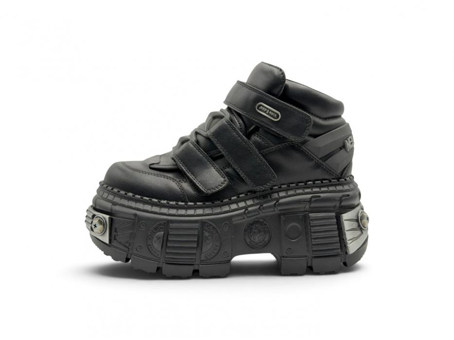 Кроссовки New Rock ANKLE BOOT 'BLACK TANK' M-WALL