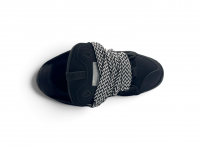 Кроссовки Lanvin Leather Curb Sneakers 'Black gum'