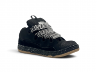 Кроссовки Lanvin Leather Curb Sneakers 'Black gum'