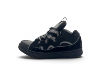 Кроссовки LANVIN Curb Black Silver Reflective Sneakers