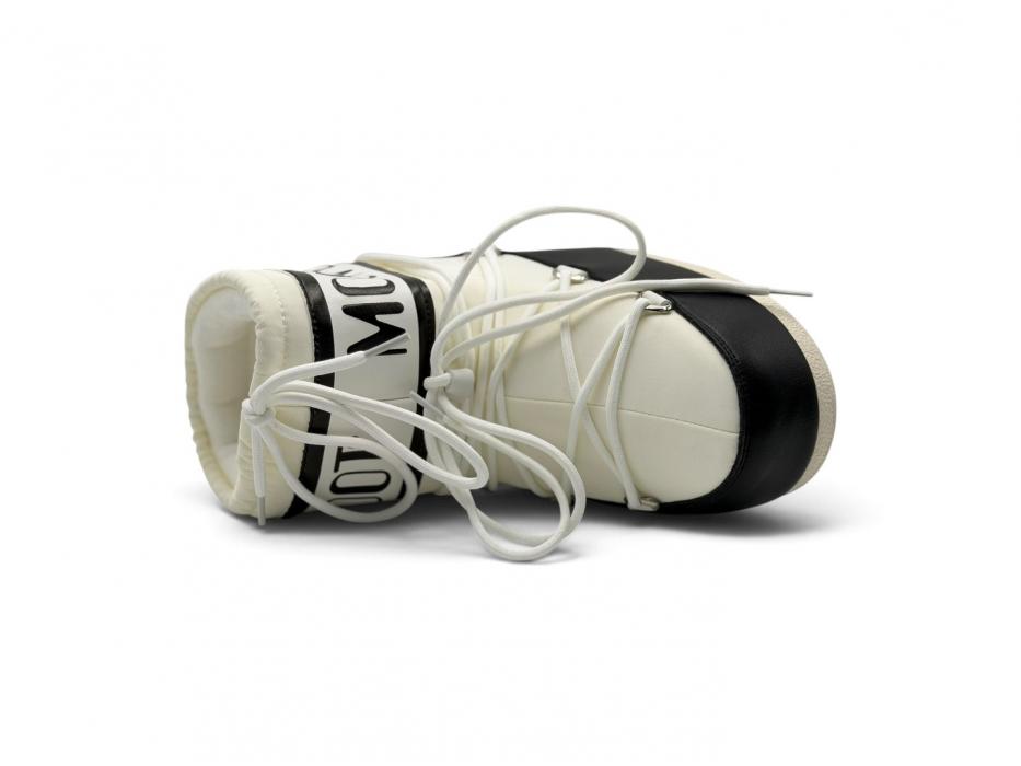 Moon Boot Icon Low Nylon Boot 'White Black'