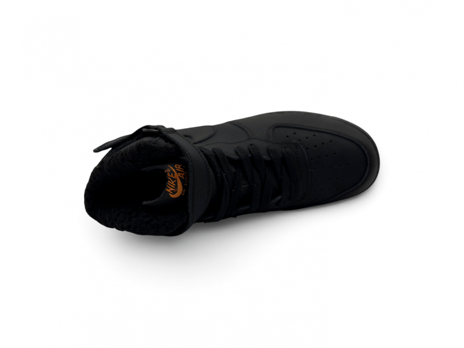 Nike Air Force Mid 'Black/Orange' Winter