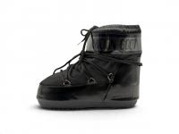 Moon Boot Icon Low Nylon Boot 'Patent Black'
