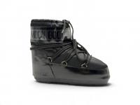 Moon Boot Icon Low Nylon Boot 'Patent Black'